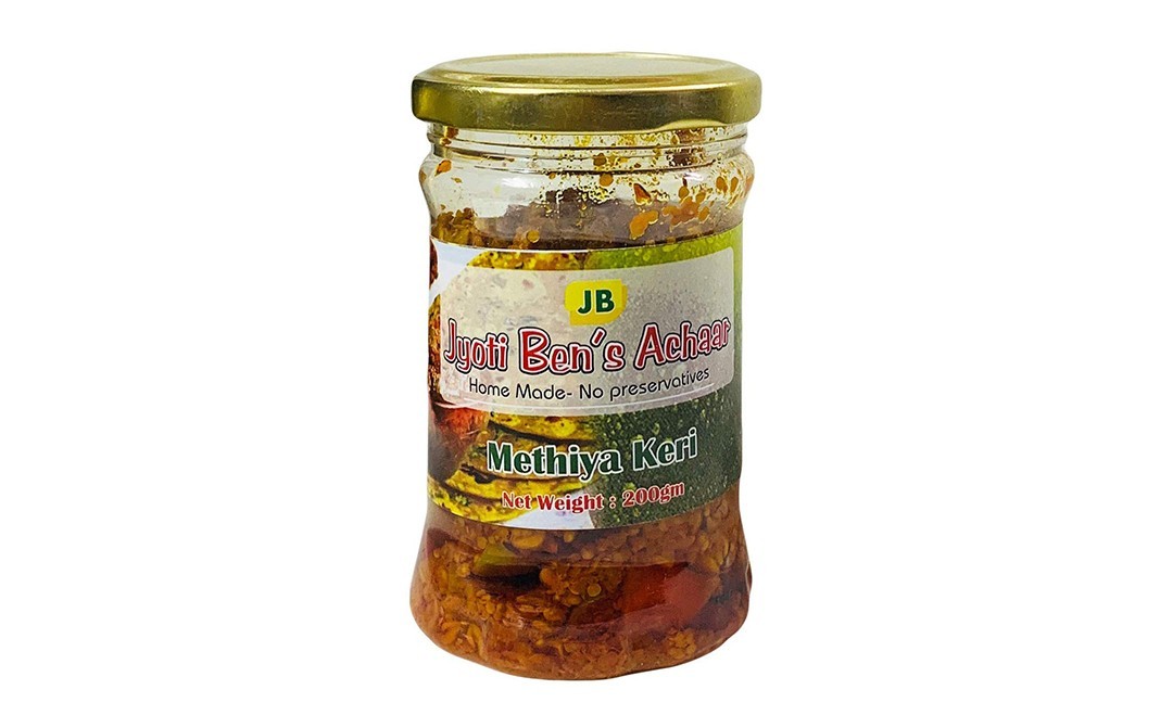Jyoti Ben's Methiya Keri    Glass Jar  200 grams